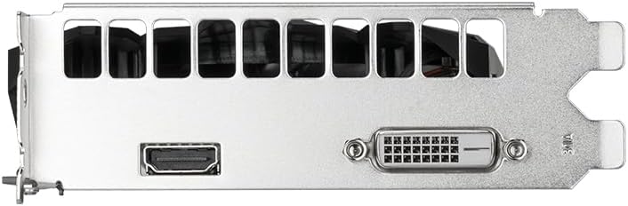 maxsun GEFORCE GT 1030 4GB GDDR4 Video Graphics Card GPU mini ITX Design, HDMI, DVI-D, Single Fan Cooling System
