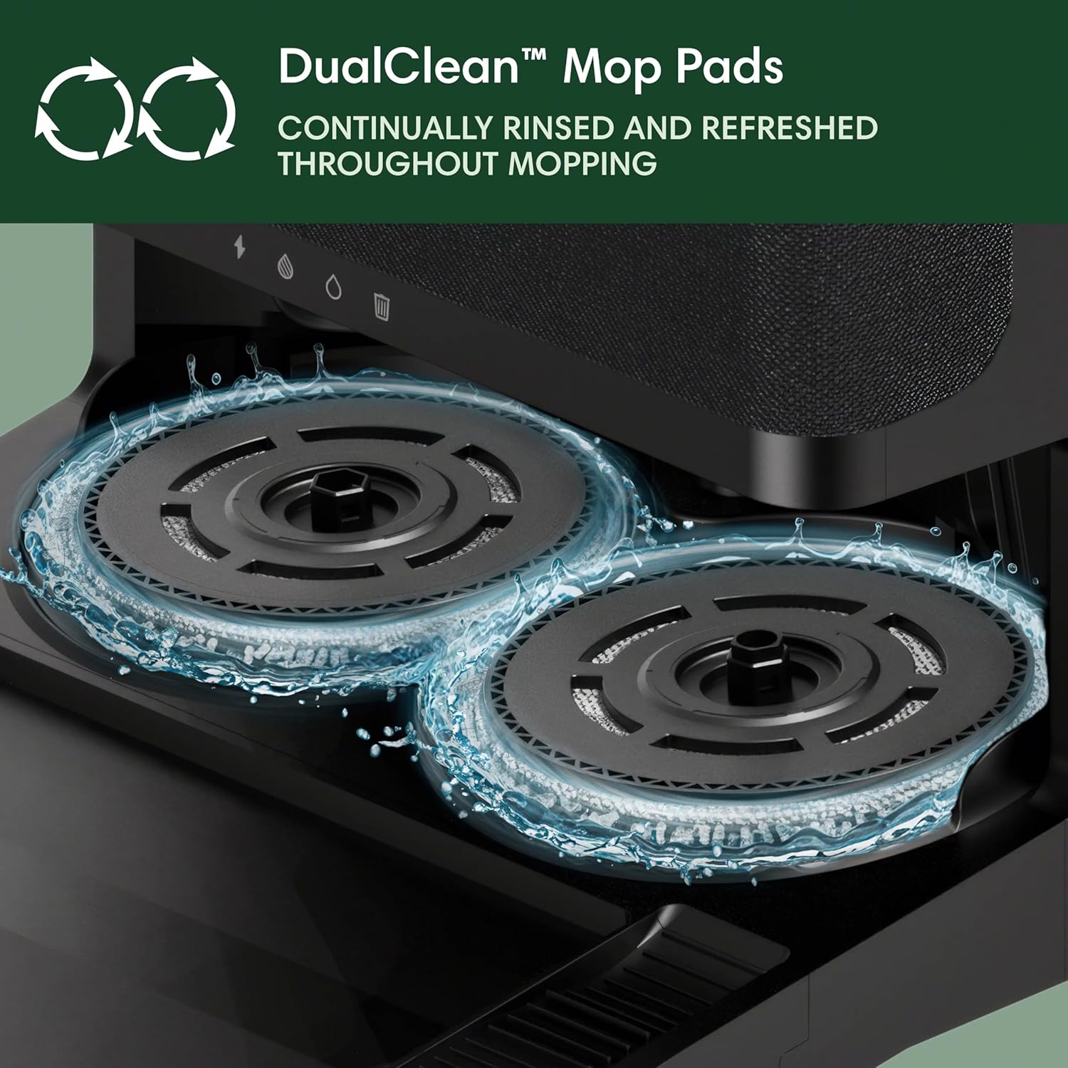 iRobot Roomba Plus 405 (G181) 2in1 Vacuum & Mop Robot with AutoWash Dock - Dual Spinning, Smart & Fast Mapping, Ideal for Pet Hair, Self-Empties 75 Days, Intense Suction, Pad Washing & Drying
