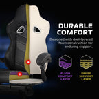 Respawn 110 Pro Ergonomic Gaming Chair with Footrest for Adults - Comfortable Office Gaming Recliner with Lumbar Support and Headrest, Racing Style Video Game Chairs for Computer Gamer - Purple