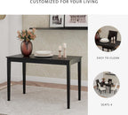 Signature Design by Ashley Kimonte Rectangular Dining Room Table, Black