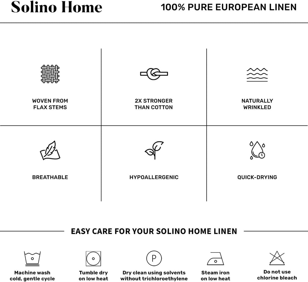 Solino Home Linen Tablecloth for Rectangle Tables 60 x 90 Inch - Classic Hemstitch 100% Pure Linen White Table Cloth - Machine Washable Cloth Tablecloth for Mothers Day, Spring, Summer, Memorial Day