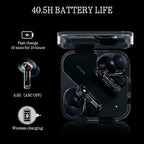 Nothing Ear Wireless Earbuds Bluetooth  45dB Hybrid Smart ANC Earbuds  11mm Deep Bass Boost  Hi-Res Audio with LDAC & LHDC 5.0  6 Mics Call  40.5H Playtime with Fast Charging Case  ChatGPT Supported