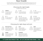Balsam Hill 7.5ft Pre-Lit Classic Blue Spruce - Artificial Christmas Tree with 1000 Clear Incandescent Lights, Easy Plug Technology, Premium Stand for Indoor Holiday Decorating