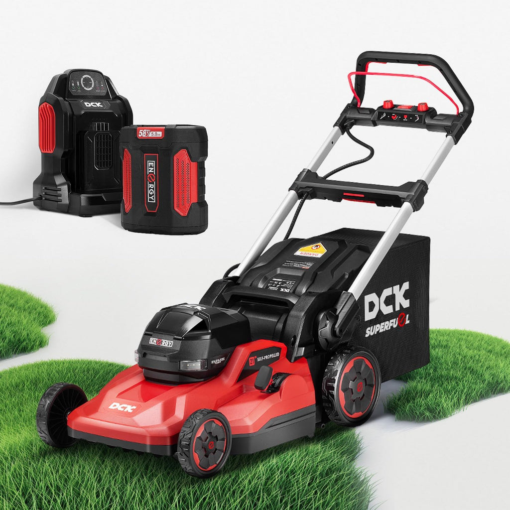 58V 21" Electric Lawn Mower Cordless Self-Propelled Lawn Mower  Brushless Motor  3-in-1 (Mowing/Collecting/Mulching)  7 Cut Heights  Foldable  LED Light  7.5Ah Battery & Charger(60Min runtime)