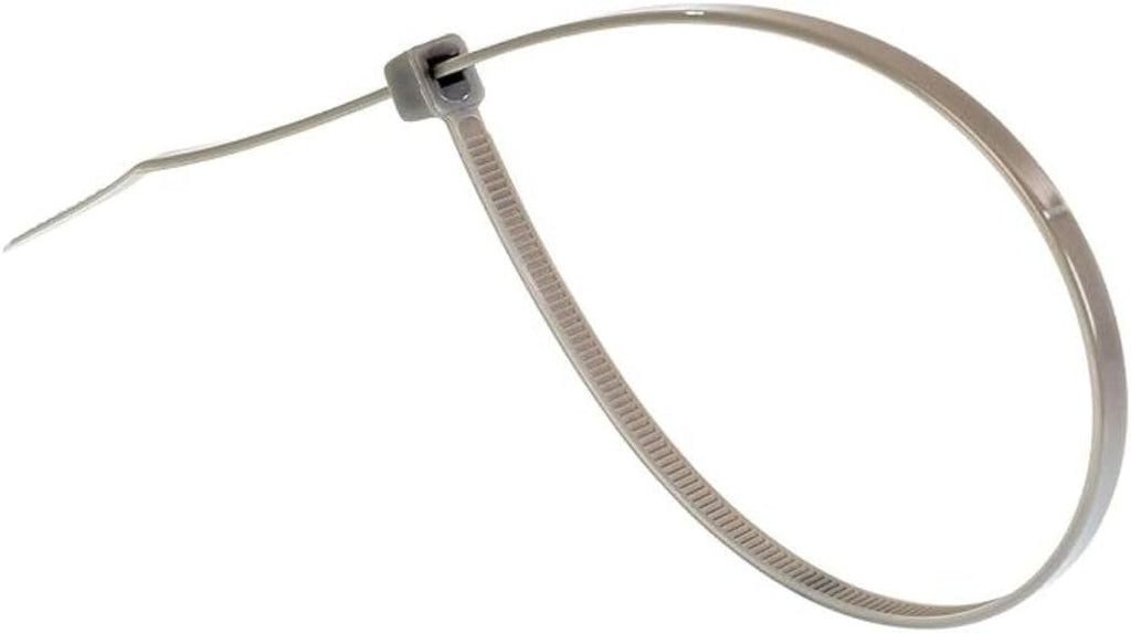 GTSE 14 Inch Silver/Gray Zip Ties  5 000 Bulk Pack  50lb Strength  UV Resistant Long Nylon Grey Cable Ties  Self-Locking 14" Tie Wraps