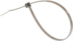 GTSE 14 Inch Silver/Gray Zip Ties  5 000 Bulk Pack  50lb Strength  UV Resistant Long Nylon Grey Cable Ties  Self-Locking 14" Tie Wraps