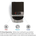 Brio Self Cleaning Bottom Loading Water Cooler Water Dispenser- 3 Temperature Settings