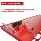 Garvee Hydraulic Motorcycle Lift - 1000lbs Capacity, Lift Hoist, Jack Stand, for Mechanics, Workshops, Homes
