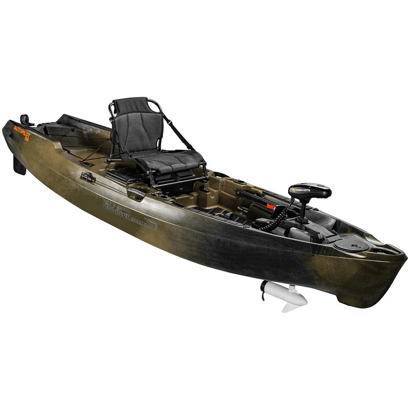 Old Town Sportsman AutoPilot 120 Motorized Fishing Kayak with Minn Kota Trolling Motor  12-ft