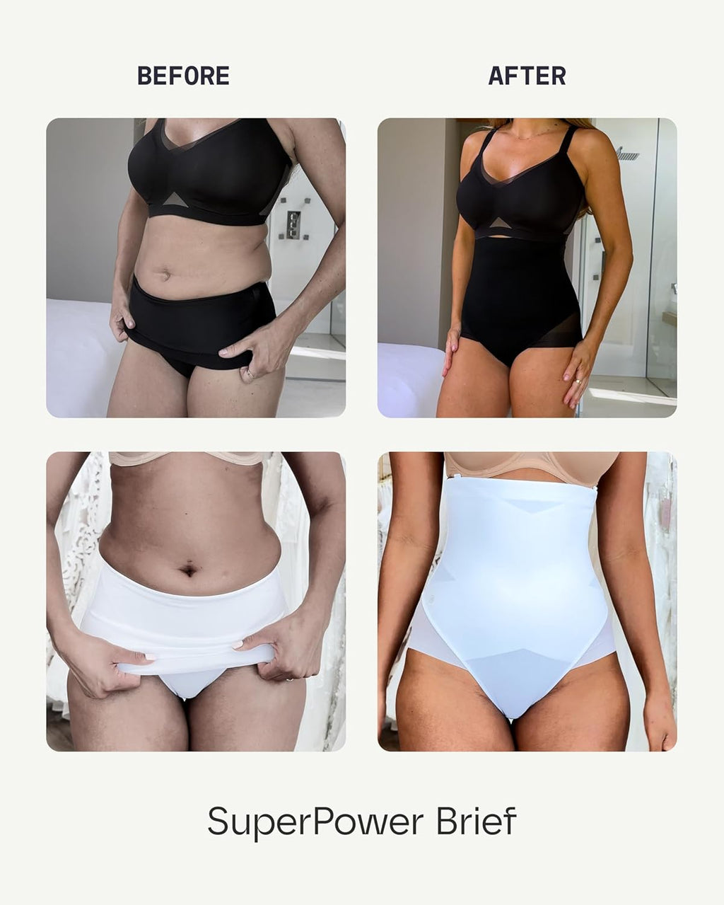 HONEYLOVE Shapewear for Women - SuperPower Brief - High Compression Waist Shaper