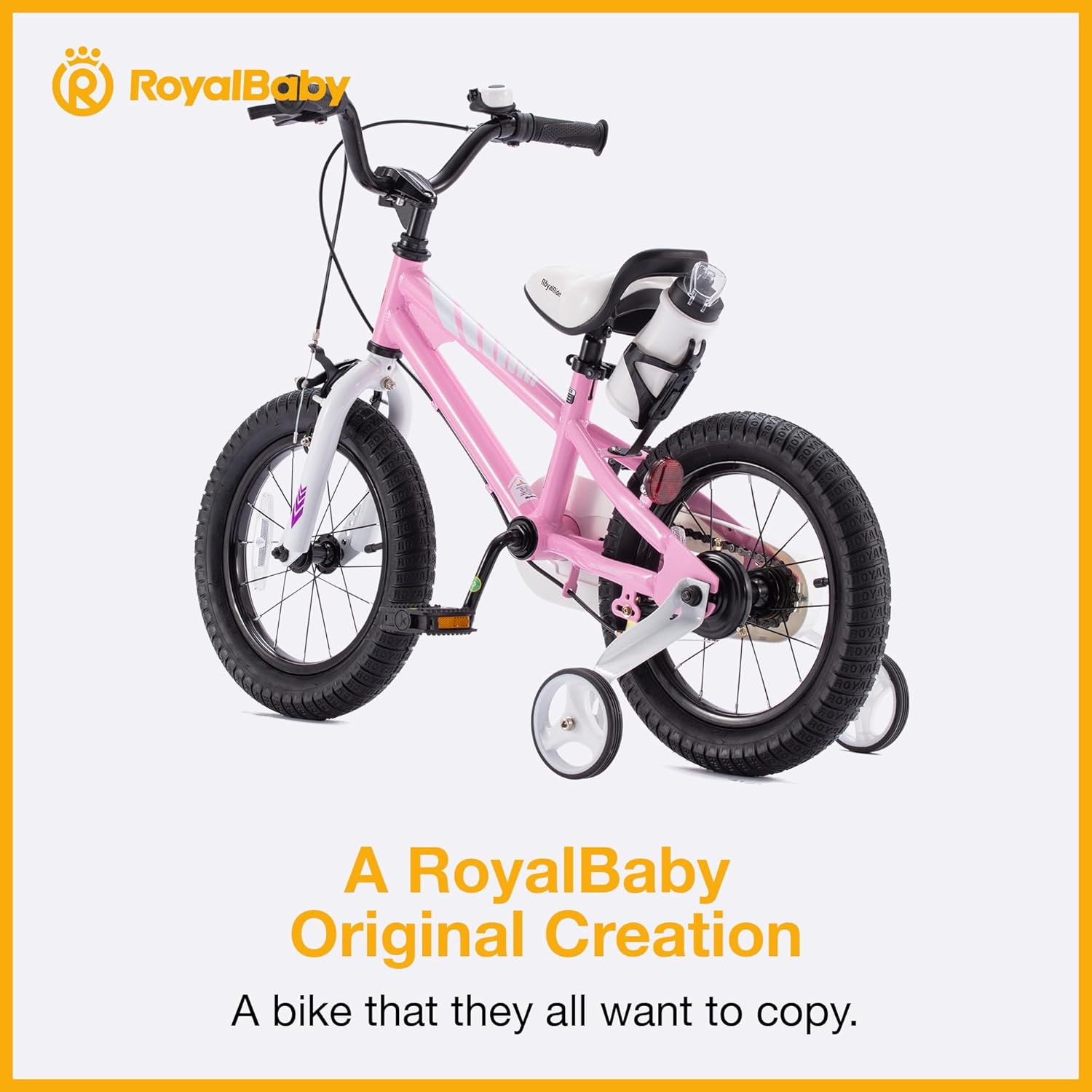 RoyalBaby Kids Bike with Dual Handbrake for Beginners,12 14 16 18 20 Inch Bicycle for Boys & Girls Ages 3-10 Years
