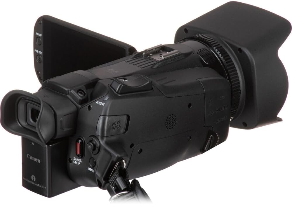 Canon VIXIA HF G70 4K Camcorder – UHD Video Camera with 20x Optical Zoom  1/2.3" CMOS Sensor  Dual SD Slots & HDMI Output (5734C002) + Shoulder Bag + 64GB Memory Card