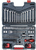 Crescent 128 Piece 3/8" Drive 12 Point Standard SAE/Metric Mechanics Tool Set - CTK128C