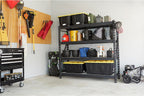 Ironton 4-Tier Industrial Steel Shelving Unit, 8,000-Pound Load Capacity, Garage Storage Rack, 77" W x 24" D x 72" H