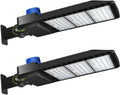 ledmo LED Parking Lot Lights 300W - LED Shoebox Parking Lot Lighting with Photocell 1000-1200W HID/HPS Replacement Waterproof IP65 36000LM 5000K Parking Lot LED Lighting (2 Pack)