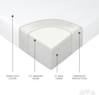 Milliard 4.5-Inch Memory Foam Sofa Bed Mattress Replacement, Queen Size, Pull Out Sofa Bed Queen Size, Sleeper Mattress & Couch Beds, Premium Comfort - Couch, Pullout Sofabed, Cama Not Included