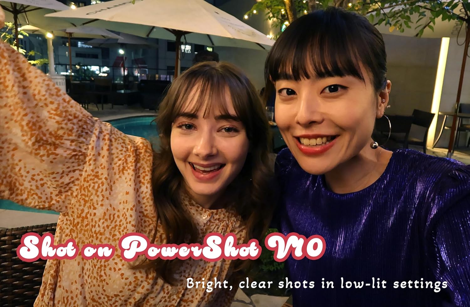 Canon PowerShot V10 Compact Vlogging Camera  1" CMOS Sensor  4K Video Streaming  Built‑in Wide‑Angle Zoom Lens  Flip‑LCD & Stereo Mic  Image Stabilization  Creator Studio in Your Pocket  Black