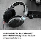 Sennheiser HD 600 - Audiophile Open-Back Dynamic Wired Headphones Over Ear with Natural Soundstage and Premium Comfort for Music Lovers  Open Metal Earpiece Covers  Black
