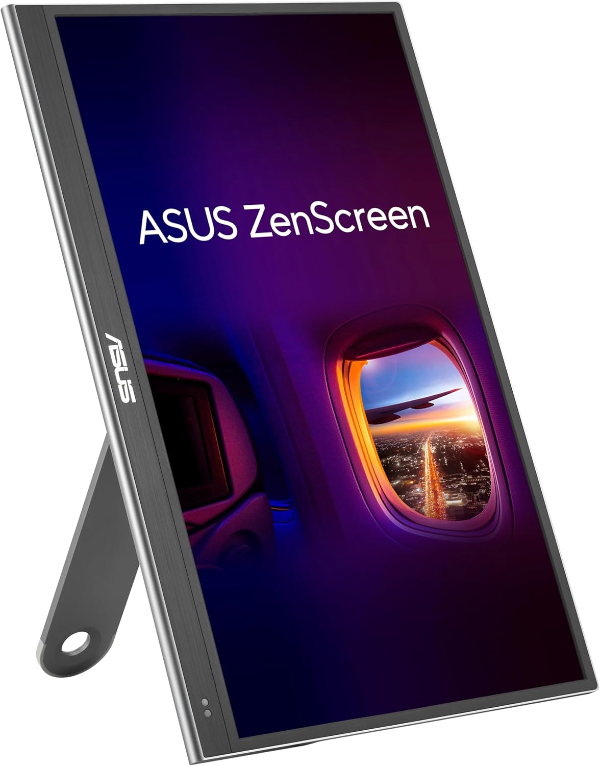 ASUS ZenScreen 16” OLED USB-C portable monitor (MQ16AHE) – Full HD  100% DCI-P3  1ms  HDR-10  Mini HDMI  Eye Care  Proximity Sensor  360° kickstand  Compatible with Laptops  Smartphones  3 yr warranty