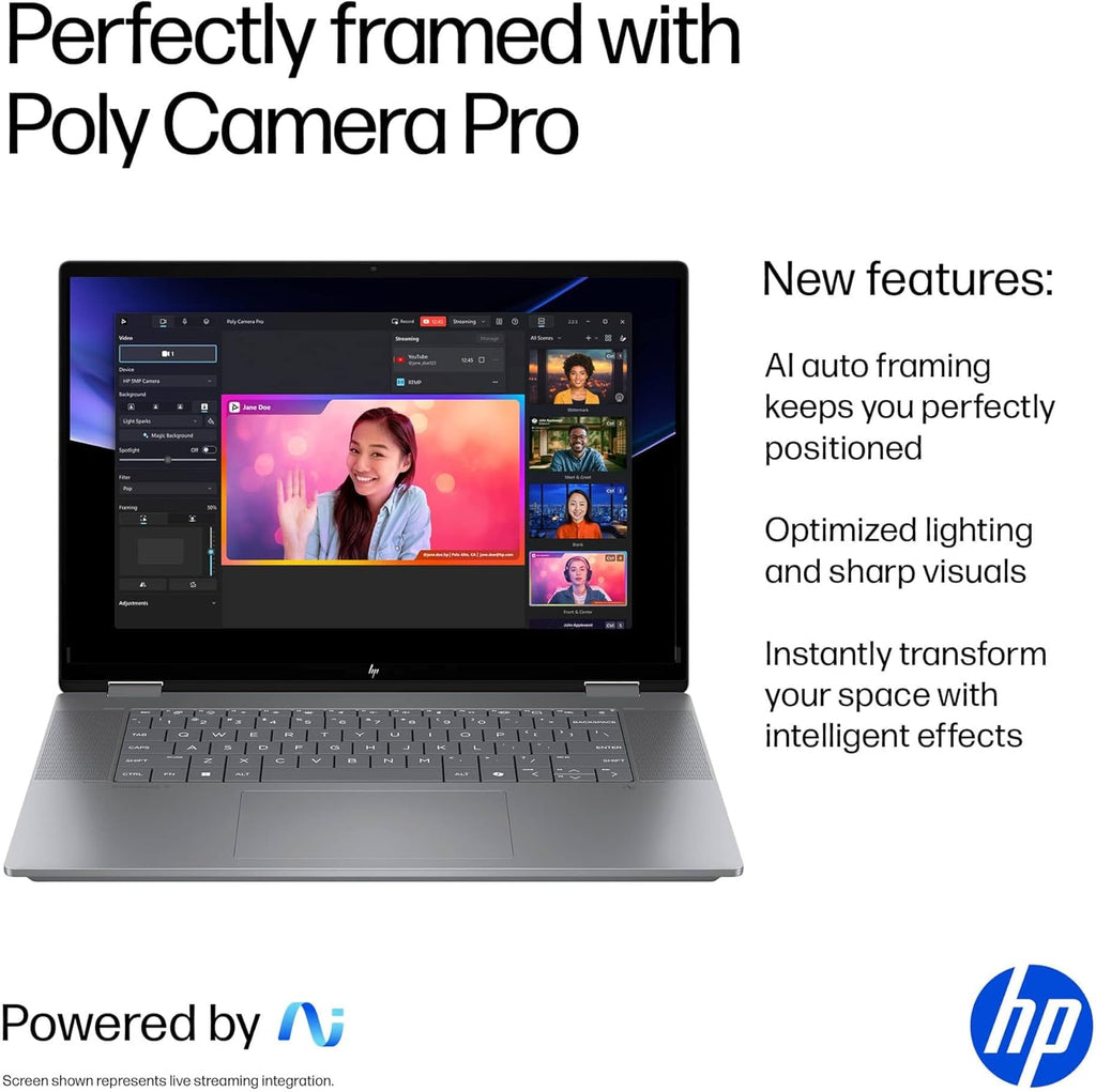 HP OmniBook X Flip 16 (Next Gen Envy 16 x360) 2-in-1 Touchscreen Laptop w/Bluetooth Mouse (16" FHD+  AMD Ryzen AI 5 340 (> Intel i7-1355U)  16GB DDR5  512GB SSD) AI Copilot+ PC  Backlit  Win 11 Home