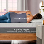 Sleep Innovations Shiloh 12 Inch Green Tea Memory Foam Mattress, Queen Size, Bed in a Box, Medium Feel