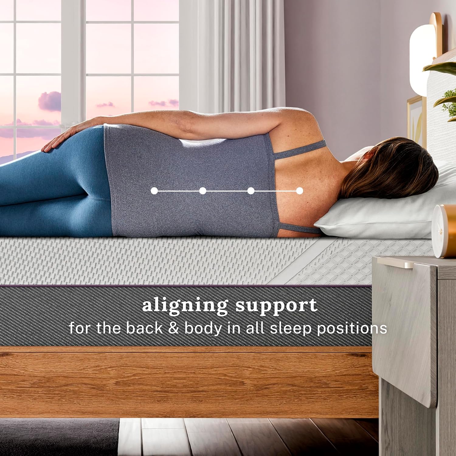 Sleep Innovations Shiloh 12 Inch Green Tea Memory Foam Mattress, Queen Size, Bed in a Box, Medium Feel