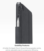 ZAGG Pro Keys Detachable Case & Wireless Keyboard for Apple iPad 10.2" (Gen 9, 8, 7) - Bluetooth Pairing, Backlit Laptop-Style Keys, Apple Pencil Holder, 6.6ft Drop Protection, Black (Renewed)