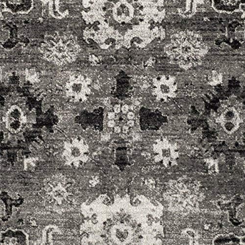 SAFAVIEH Area Rug 8x10 - Vintage Hamadan Collection - Large - Grey & Black, Traditional Persian Design, Non-Shedding & Easy to Clean, Ideal for Living Room, Bedroom, Dining Space (VTH214K)