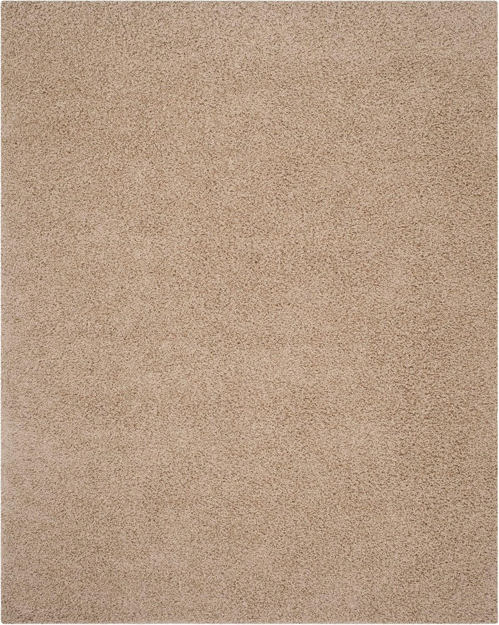 SAFAVIEH Area Rug 9x12 - Athens Shag Collection - Large - Beige, Non-Shedding & Easy to Clean, Ideal for Living Room, Bedroom, Dining Space (SGA119G)