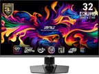 msi MPG 321URX QD-OLED  32" 4K UHD Quantum Dot OLED Gaming Monitor  3840 x 2160  0.03ms  240Hz  True Black HDR 400  90W USB Type C  HDMI  DP Port