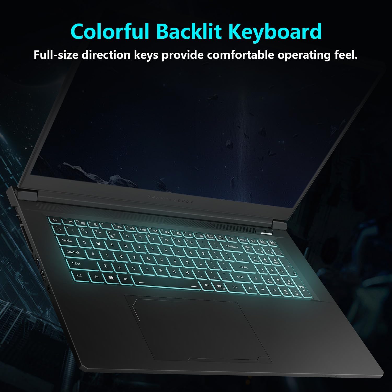 Thunderobot Storm 17 5060 Gaming Laptop  17.3" QHD 165Hz 2K Display  Core i7-13620H  GeForce RTX 5060  32GB DDR5 RAM  2TB SSD  RGB Backlit Keyboard  Wi-Fi 6  Win11 Home