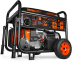 WEN 14500-Watt 120V/240V Tri-Fuel Generator  Transfer-Switch Ready with Electric Start and Wheel Kit (TF1450)