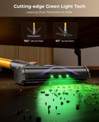 Cordless Vacuum Cleaner, 450W 40KPA Vacuum Cleaners for Home, 45Mins Lightweight Stick Vacuum with Advanced Green Light Tech, Rechargeable Battery Vacuum for Carpet,Pet Hair,Hardwood Floor