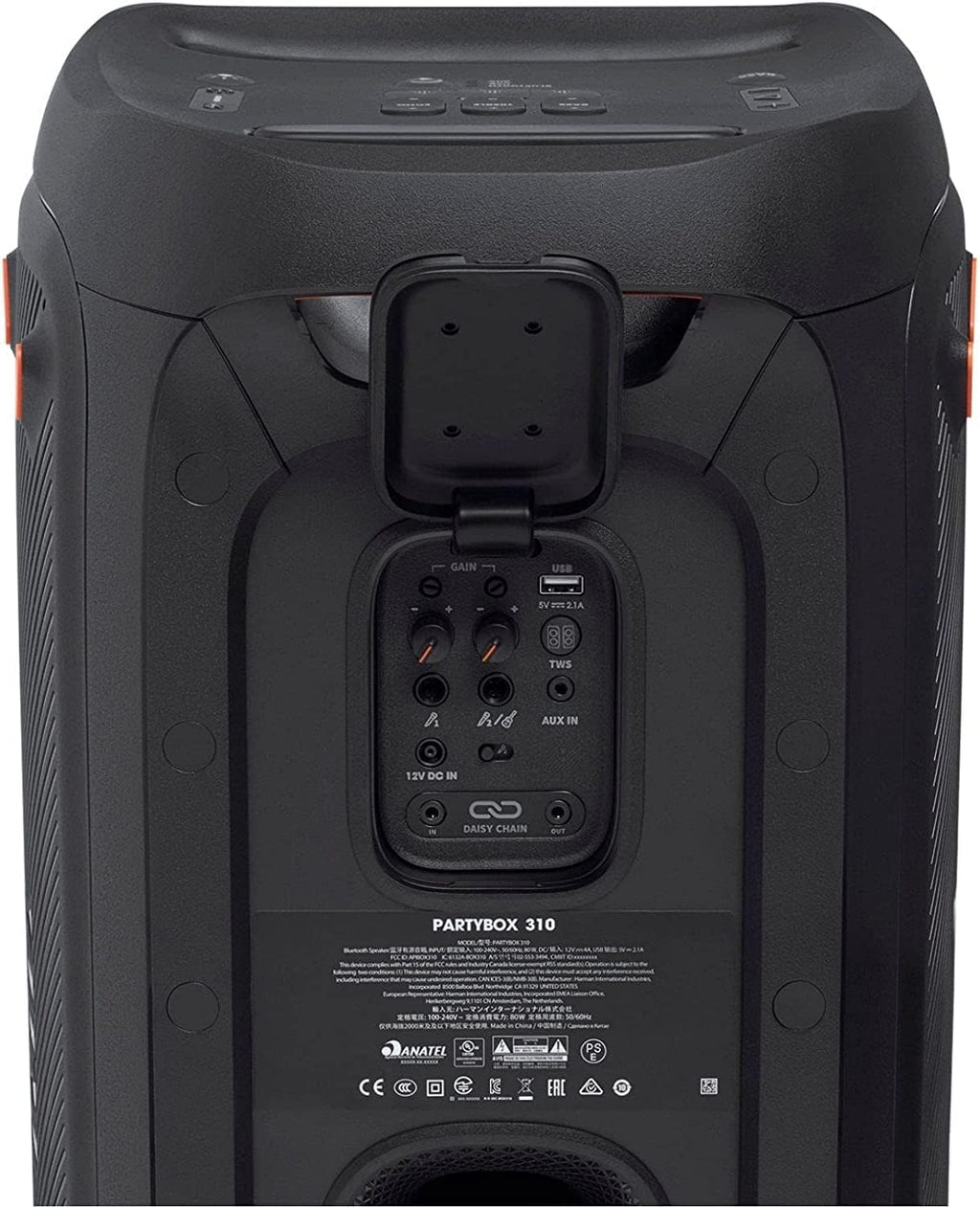 JBL Partybox 310 - Portable Party Speaker with Long Lasting Battery  Powerful JBL Sound and Exciting Light Show Black