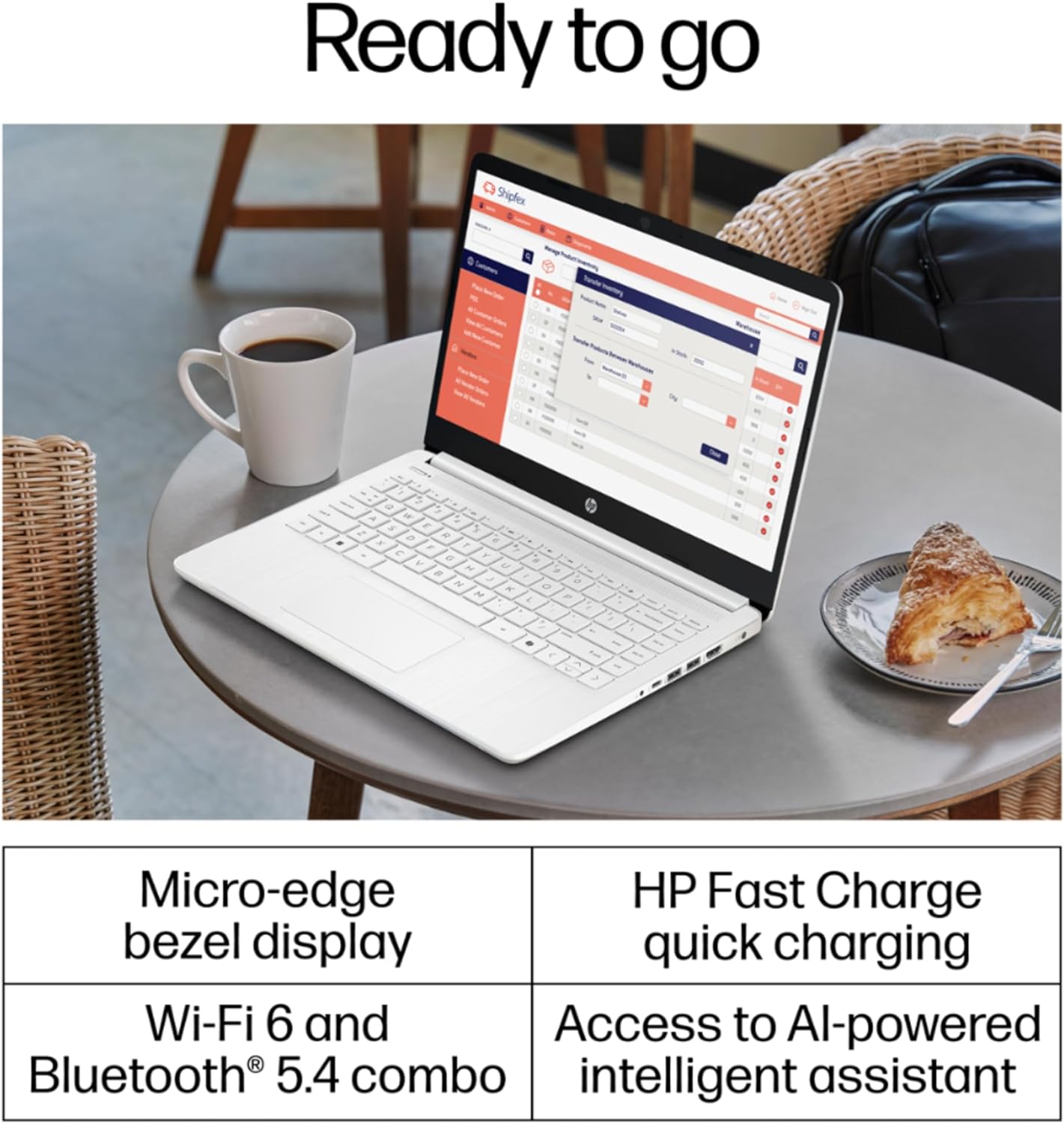 HP Ultra Slim Laptop for Students and Business | 1 Year Office 365 | Intel Quad-Core  8GB RAM | 1.6TB Storage (1TB Cloud  512GB External and 128GB SSD) | Windows 11 Home  no Earbuds  Silver