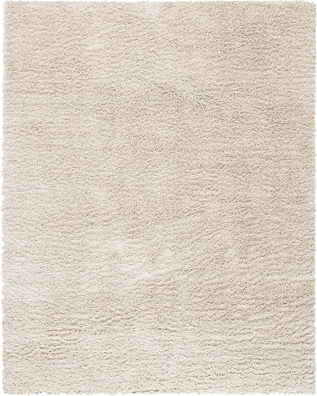 SAFAVIEH August Shag Collection Area Rug - 9' x 12', Beige, Solid Design, Non-Shedding & Easy Care, 1.5-inch Thick Ideal for High Traffic Areas in Living Room, Bedroom (AUG200D)
