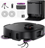 Eureka J15 Max Ultra Self-Emptying Robot Vacuum Combo All-in-one, 22,000 Pa Suction 176℉ Hot Water Wash 131°F Hot Air Dry Self-Cleaning Base Tray, Flex-Arm Mop Anti-Tangle RTCam AI Obstacle Avoidance