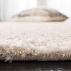 SAFAVIEH August Shag Collection X-Large Area Rug - 12' x 15', Beige, Solid Design, Non-Shedding & Easy Care, 1.2-inch Thick Ideal for High Traffic Areas in Living Room, Bedroom (AUG900D)