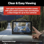 Furrion Vision S+ RV Observation System with 7" Monitor  Sharkfin  Infrared Night Vision  Live Streaming  Wide Viewing Angle - FOS7HTASF