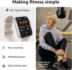 Smart Watch for Men Women Answer/Make Call  1.85" Smartwatch  Fitness Watch with Heart Rate Blood Pressure Sleep Monitor  140+Sports  IP68 Waterproof Step Counter Watch Compatible with Android IOS