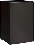 HOMCOM Mini Fridge with Freezer, 4.5 Cu.Ft Small Refrigerator with Adjustable Thermostat, Energy Efficient, Low Noise, Mini Refrigerator for Bedroom, Dorm, Office, Black