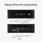 Beelink SER5 MAX Mini PC  AMD Ryzen 7 7735HS(6nm  8C/16T) up to 4.75GHz  Mini Computer 24GB LPDDR5 RAM 1TB NVME SSD  Micro PC 4K@60Hz Triple Display  Mini Gaming Computer WiFi6/BT5.2/HTPC/W-11 Pro