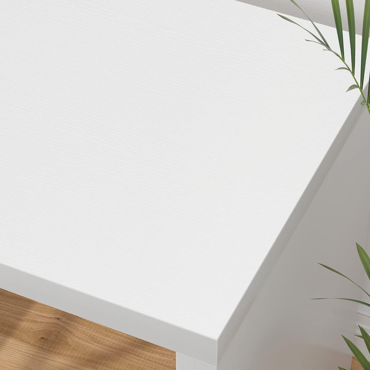 HSH White L Shaped Desk with Drawers Shelves, 360 Rotating Office Computer Desk with Storage Cabinet, Corner Home Office Desk Computer Table .55 Inch