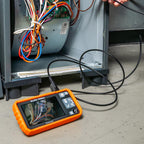 Klein Tools ET17 Utility Borescope with 5.5 mm 9.8-Foot Waterproof Gooseneck Snake, LEDs, 4.3-Inch LCD, Attachments, Endoscope Inspection Camera