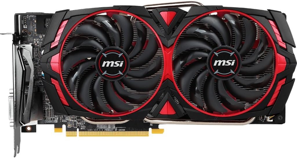 MSI Gaming Radeon RX 570 256-bit 8GB GDRR5 DirectX 12 VR Ready CFX Graphcis Card (RX 570 ARMOR MK2 8G OC)