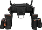 Klein Tools 55428 Tradesman Pro Electrician's Padded Tool Belt and Tool Pouch Combo for Long-wear Comfort and Durability Size Large