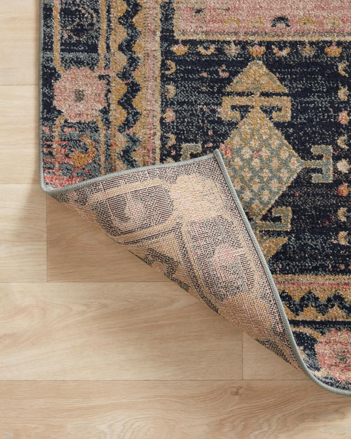 Loloi Jocelyn Collection JOC-06 Rose/Rose 7'-10" x 10' .38" Thick Area Rug