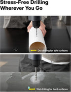 HOTO 16V Brushless Power Drill, 50 N·m High Torque with Smart Display, Auto Mode and LED Light, 10 Bits, 5 Drill Bits, 3/8” Keyless Chuck, Two Working Modes, Perfect for Home Repairs and Projects
