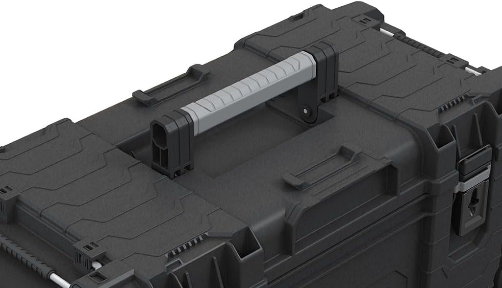 Keter ROC Pro Gear Heavy Duty Tool Storage Rolling Mobile Toolbox 28 inch Black/Grey