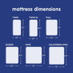 Vibe Gel Memory Foam Mattress, 12-Inch CertiPUR-US Certified Bed-in-a-Box, King, White